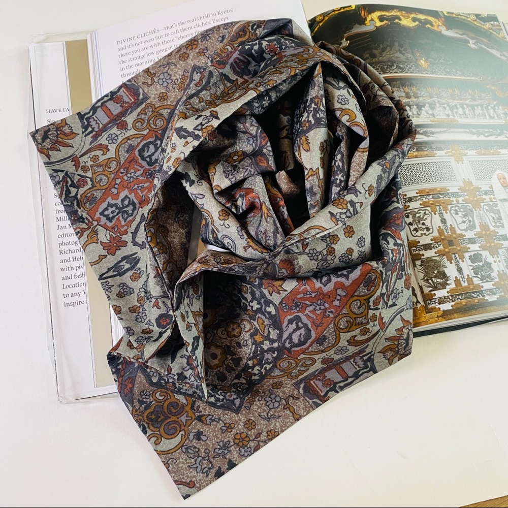 Vintage Paisley Versatile Wear Rectangular Scarf
